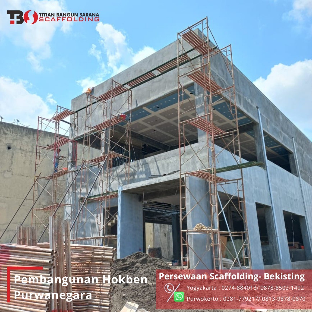 Sewa Scaffolding Bekisting untuk Proyek Restaurant Hokben Purwanegara, Jawa Tengah